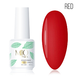 MIO Nails База - Cover Base Strong LUXE Красная - 15 мл