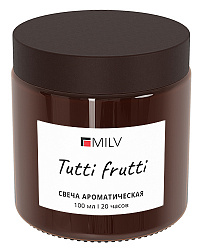 MILV Свеча ароматическая "TUTTI FRUTTI". 100 мл 20039
