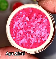 Bright bubbles розовый