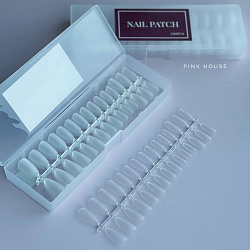 Типсы nail patch S03 гелевые миндаль 240 шт