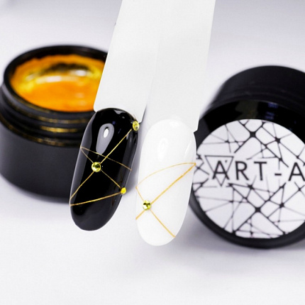Art-A Гель Паутинка (Spider gel) золото (05)