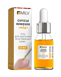 MILV Средство для удаления ороговевшей кожи «Сuticle remover «Мёд» 15 мл.