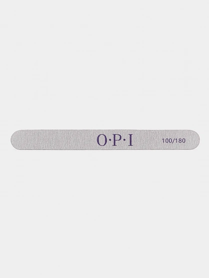 OPI Пилка деревянная прямая для ногтей 100/180